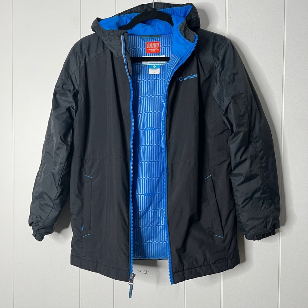 Columbia Thermal Coil Kid's Jacket with Hood Size M - Picture 2 of 6